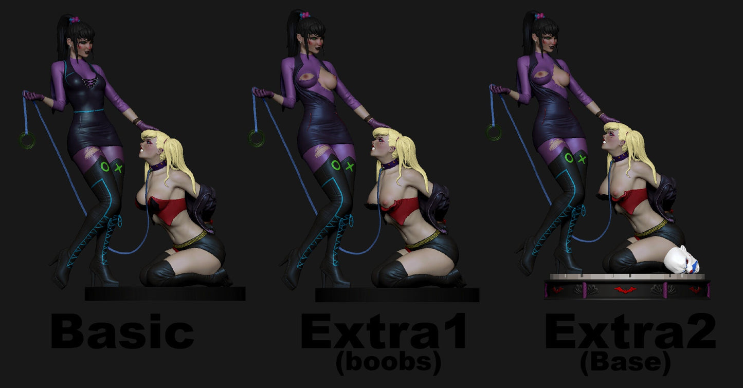 Punchline And Harley Quinn Special Edition 1/8 Scale