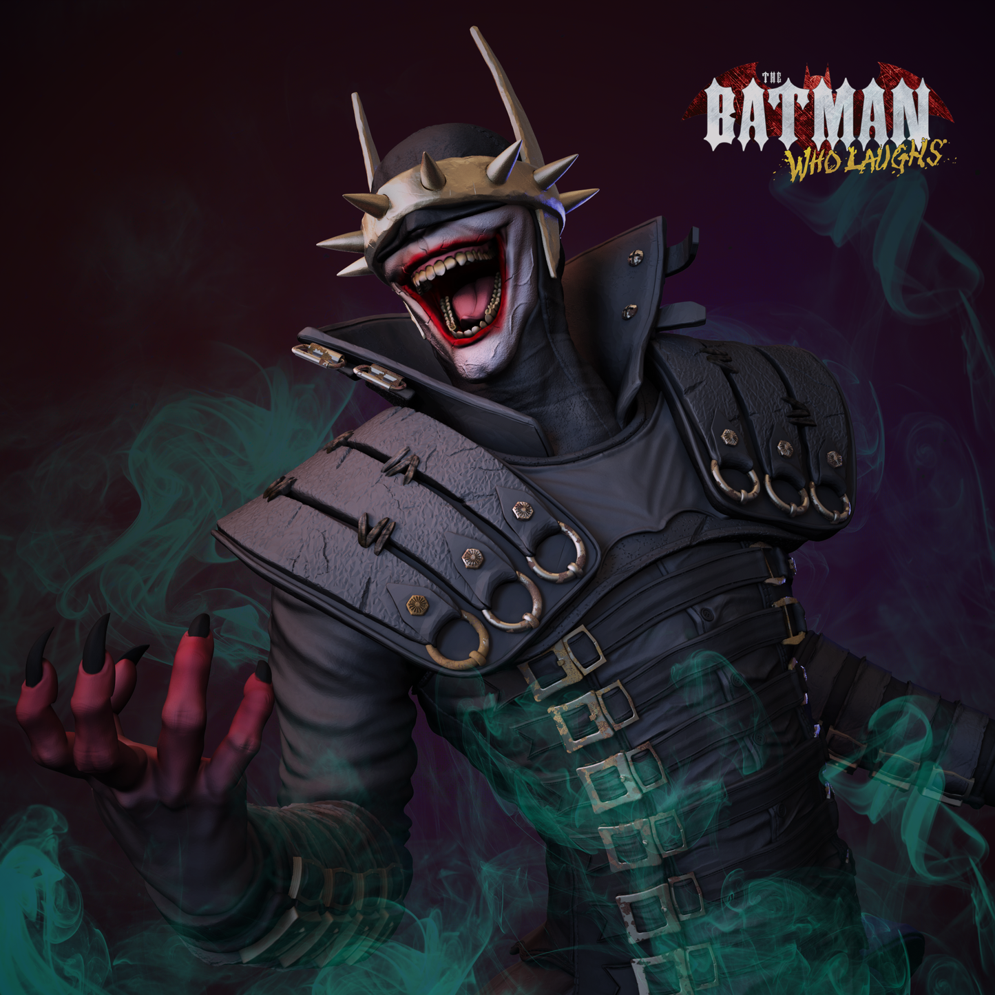 1385 Batman Who Laughs - Bruce Wayne - STL 3D Print Files - 3D Printed Garage Kit ガレージキット Resin Model Scale Figure フィギュア