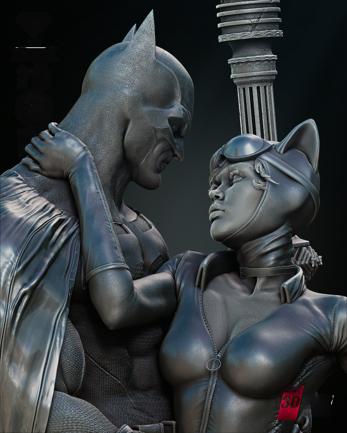 Batman AND Catwoman Diorama 1/8 Scale