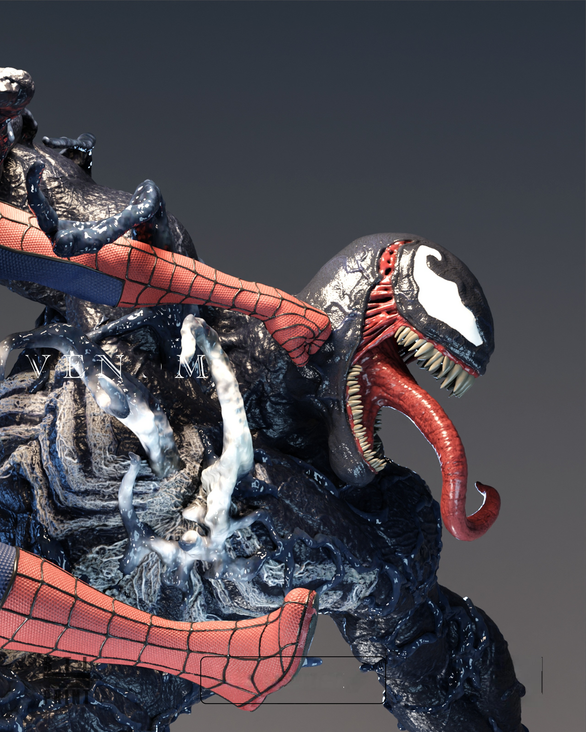 Battle-Ready Comic Universe Champion resin kit view 3