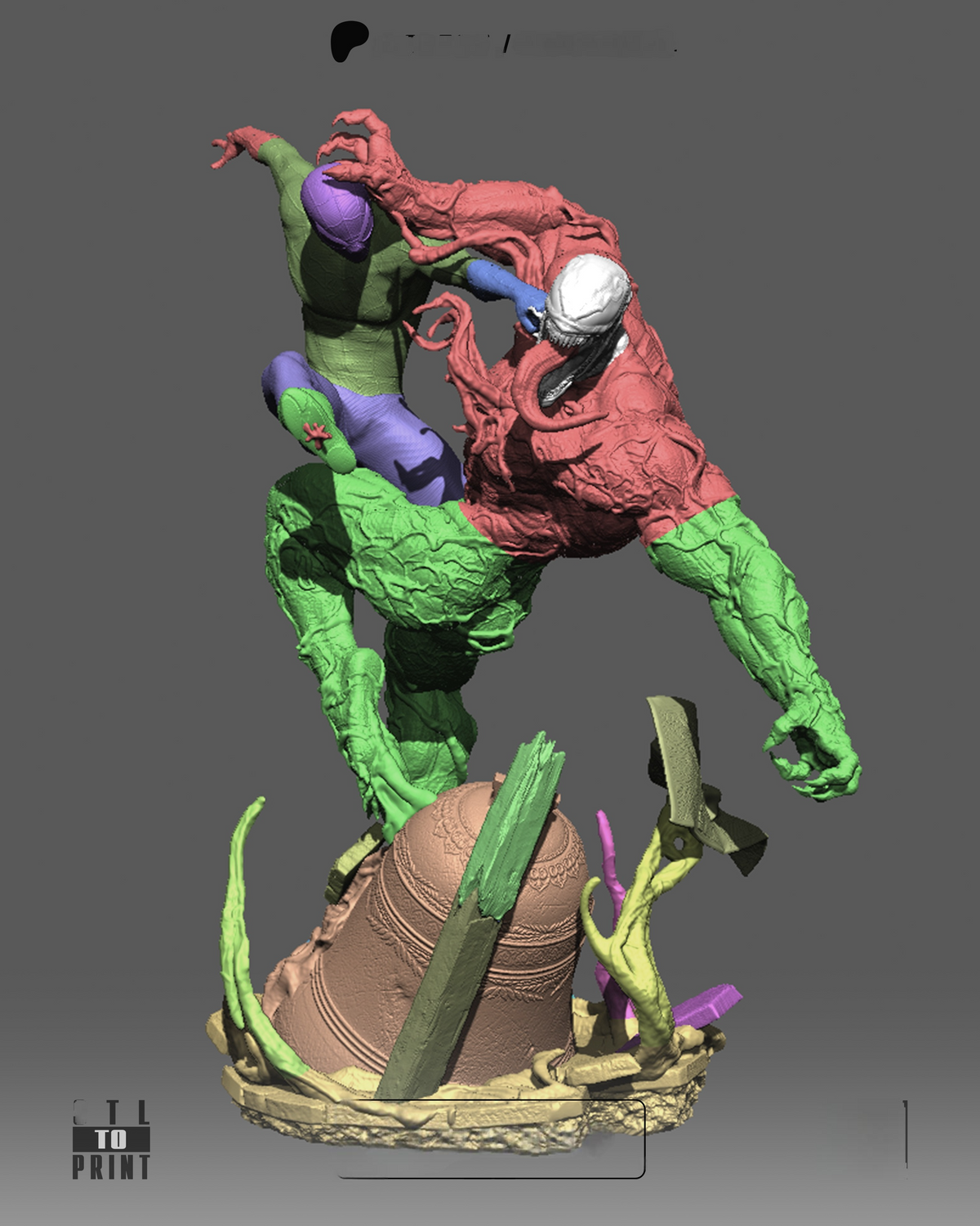 Battle-Ready Comic Universe Champion resin kit view 12