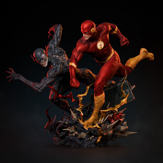 Flash vs BlackFlash 1/8 Scale