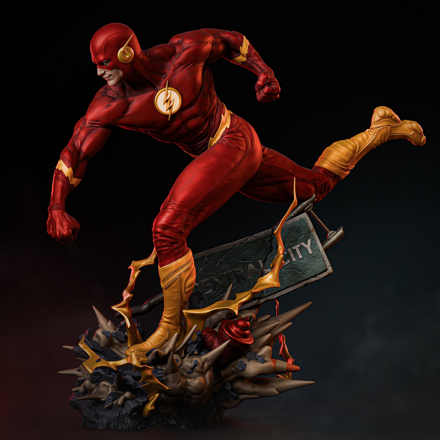 Flash vs BlackFlash 1/8 Scale