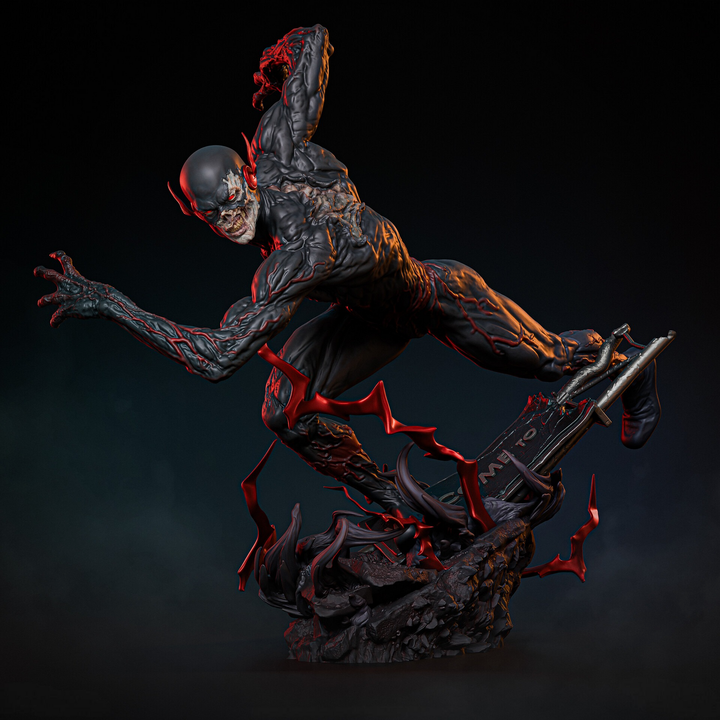 Flash vs BlackFlash 1/8 Scale