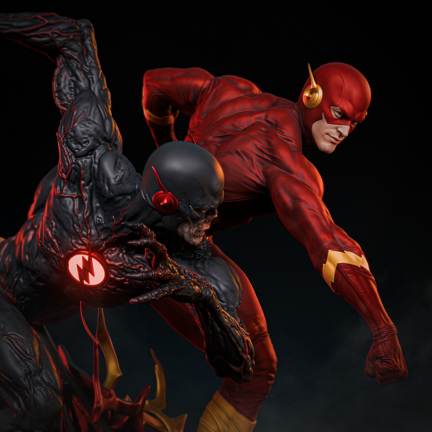 Flash vs BlackFlash 1/8 Scale