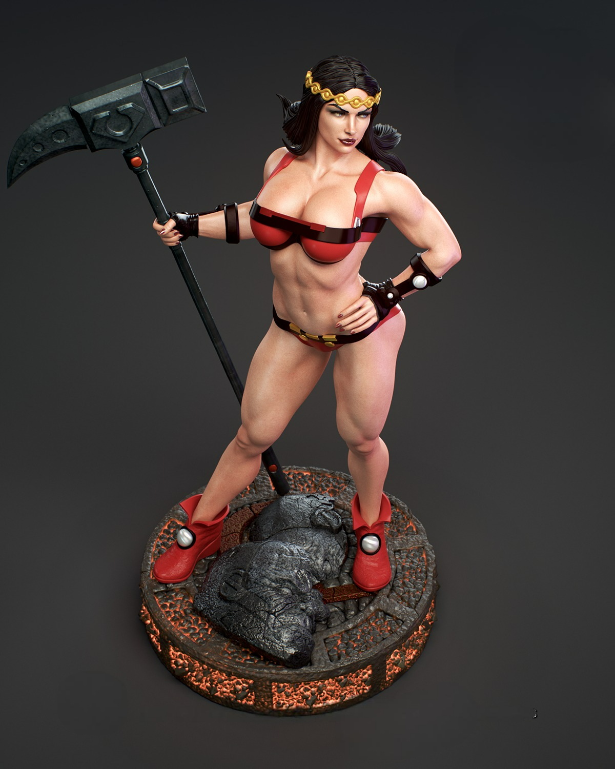 Big Barda 1/8 Scale