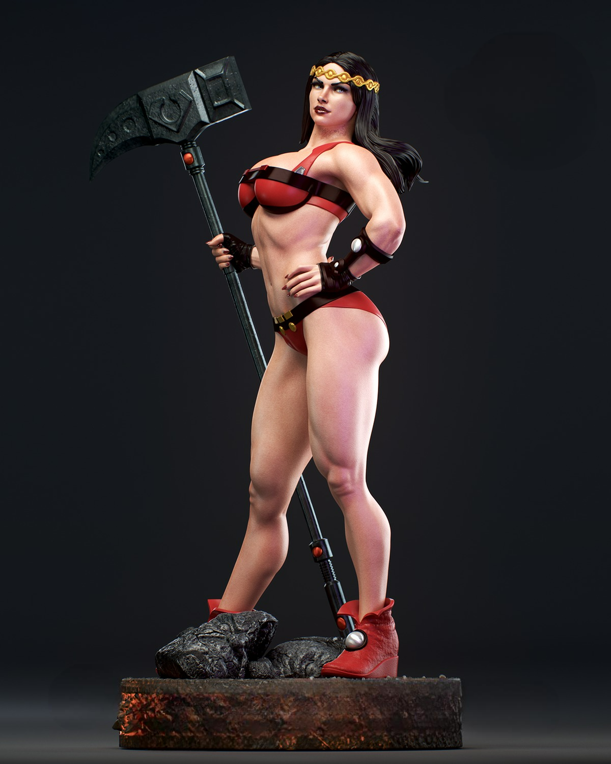 Big Barda 1/8 Scale