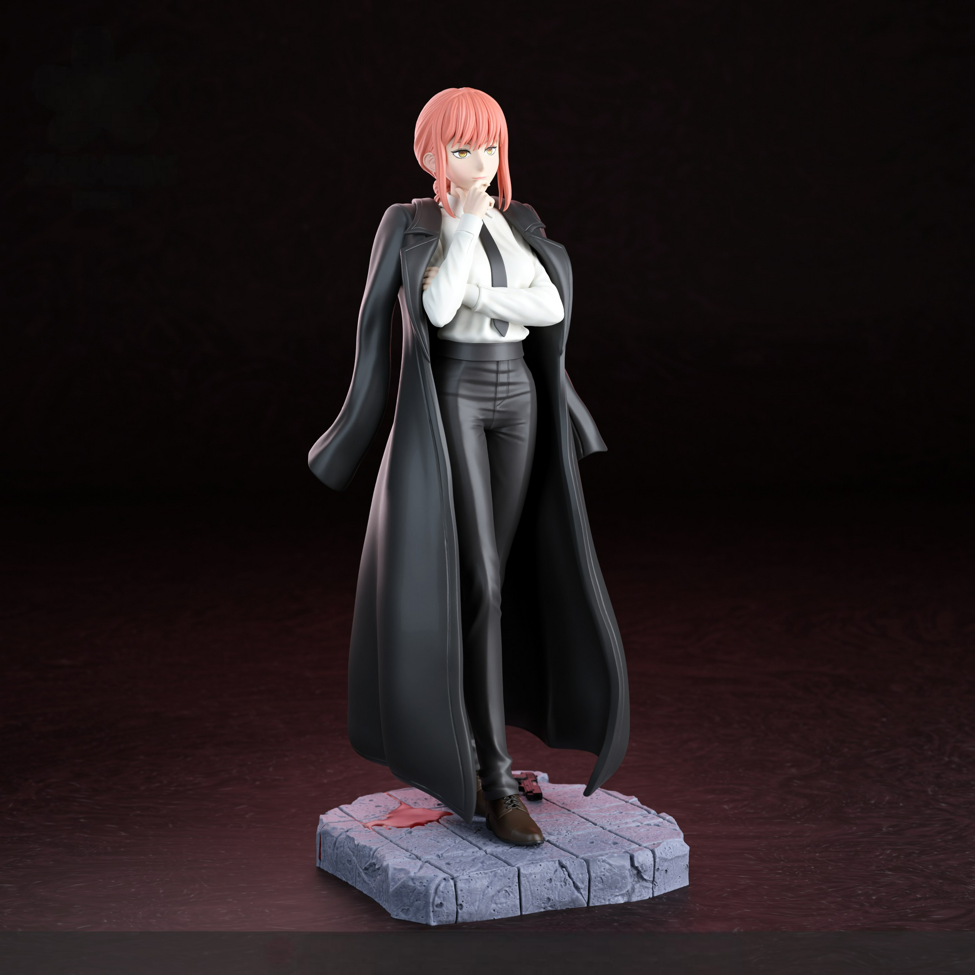 1426 Makima Special Edition - Chainsaw Man - STL 3D Print Files - 3D Printed Garage Kit ガレージキット Resin Model Scale Figure フィギュア