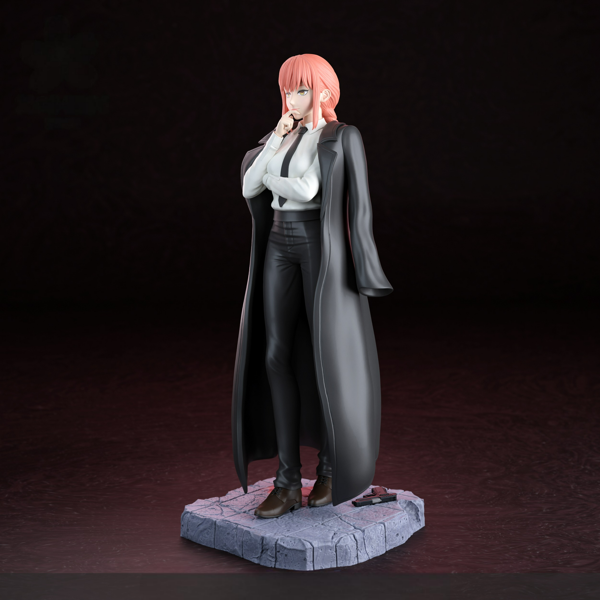 1426 Makima Special Edition - Chainsaw Man - STL 3D Print Files - 3D Printed Garage Kit ガレージキット Resin Model Scale Figure フィギュア