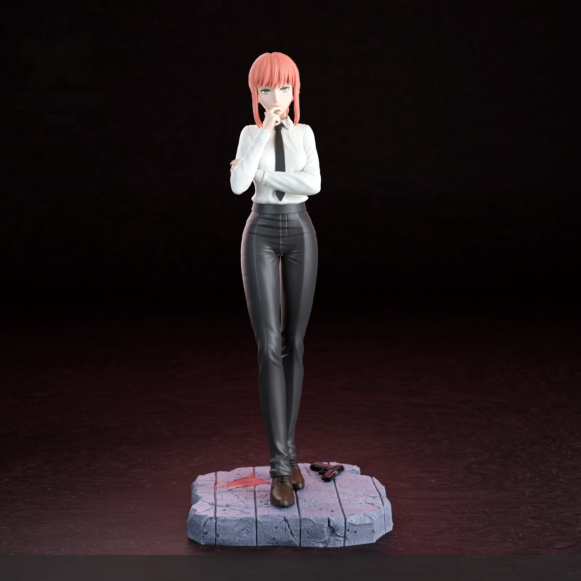 1426 Makima Special Edition - Chainsaw Man - STL 3D Print Files - 3D Printed Garage Kit ガレージキット Resin Model Scale Figure フィギュア