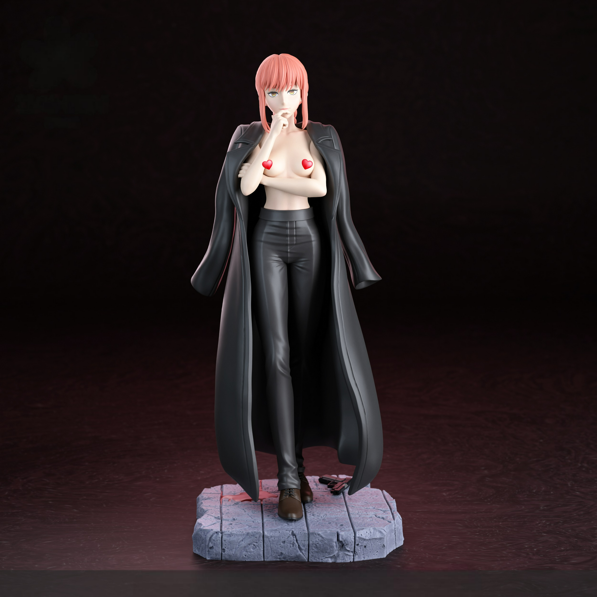 1426 Makima Special Edition - Chainsaw Man - STL 3D Print Files - 3D Printed Garage Kit ガレージキット Resin Model Scale Figure フィギュア