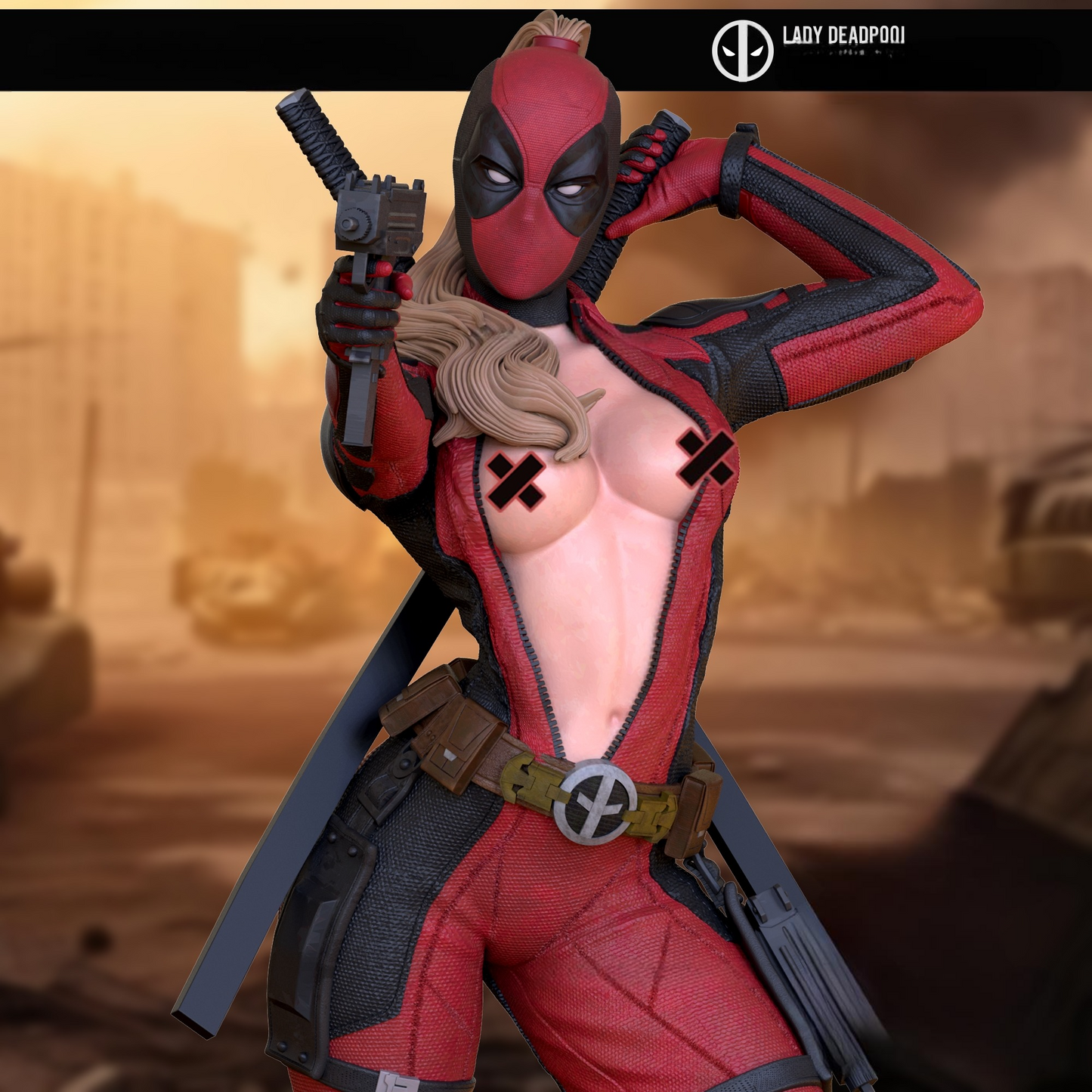 Lady Deadpool Special Edition 1/8 Scale