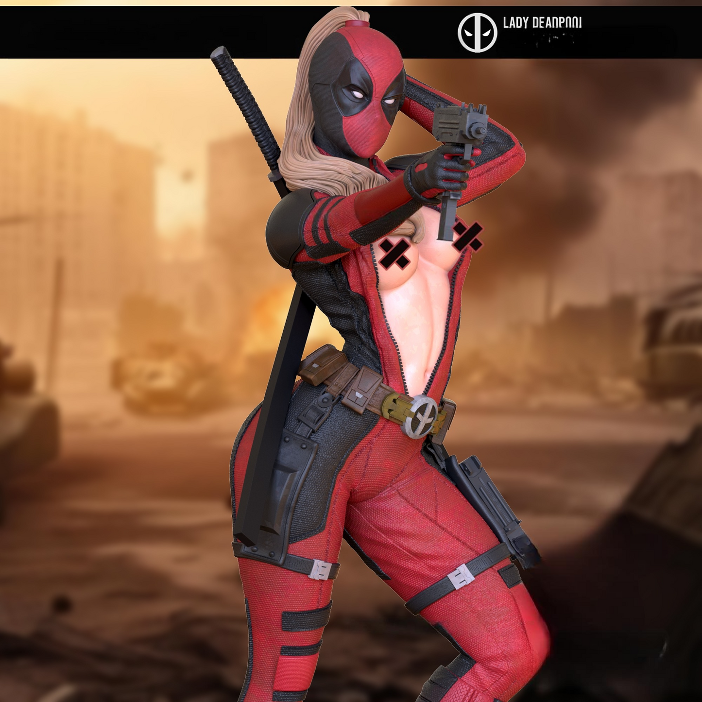 Lady Deadpool Special Edition 1/8 Scale