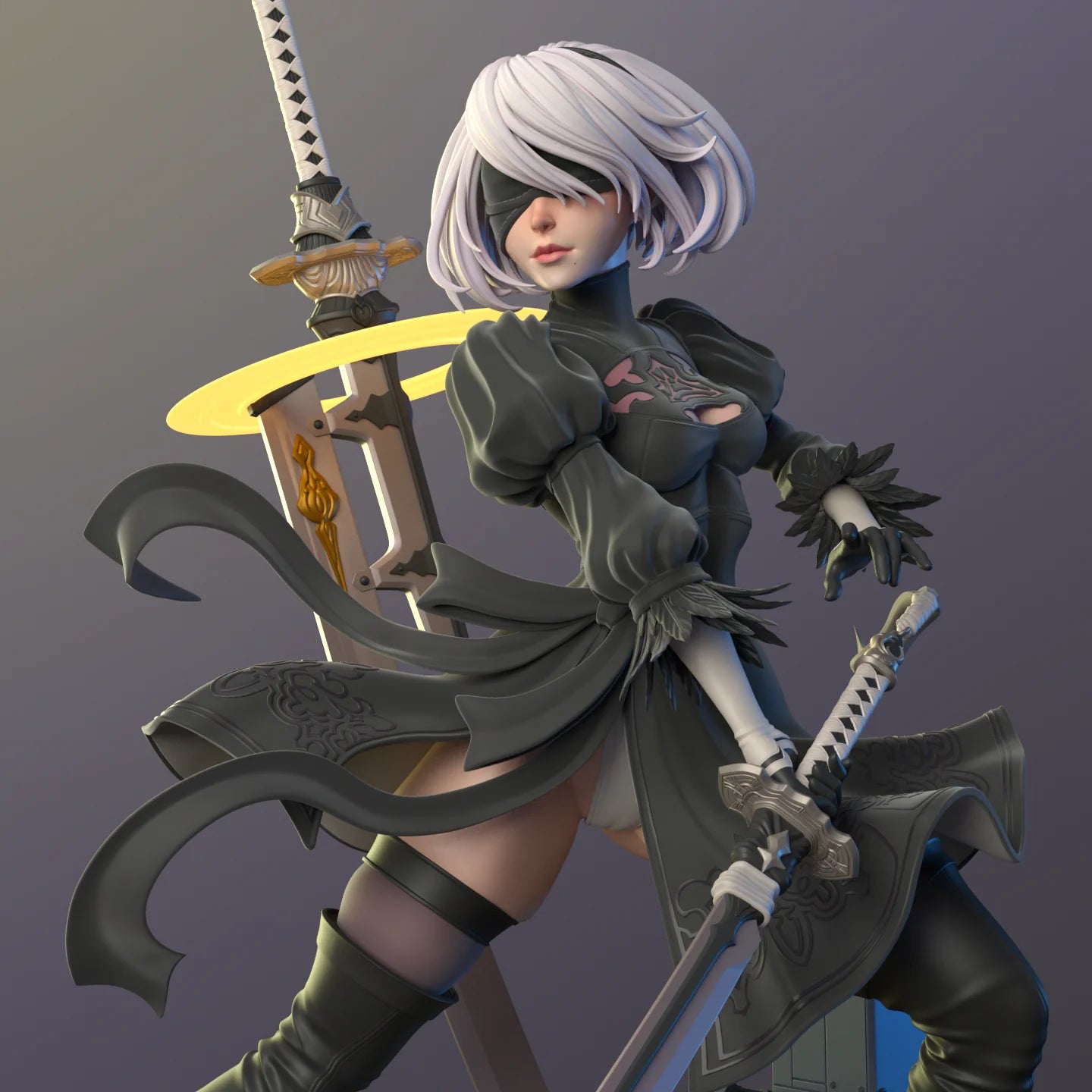 2B - Nier Automata - STL 3D Print Files