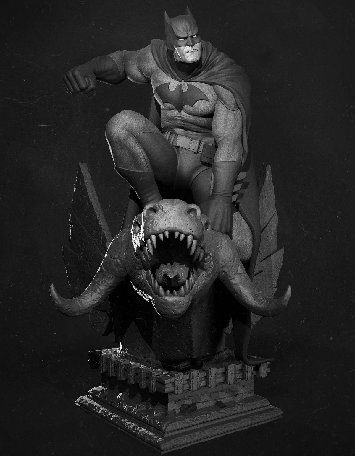 1847 Batman - DC Comics - STL 3D Print Files - 3D Printed Garage Kit ガレージキット Resin Model Scale Figure フィギュア