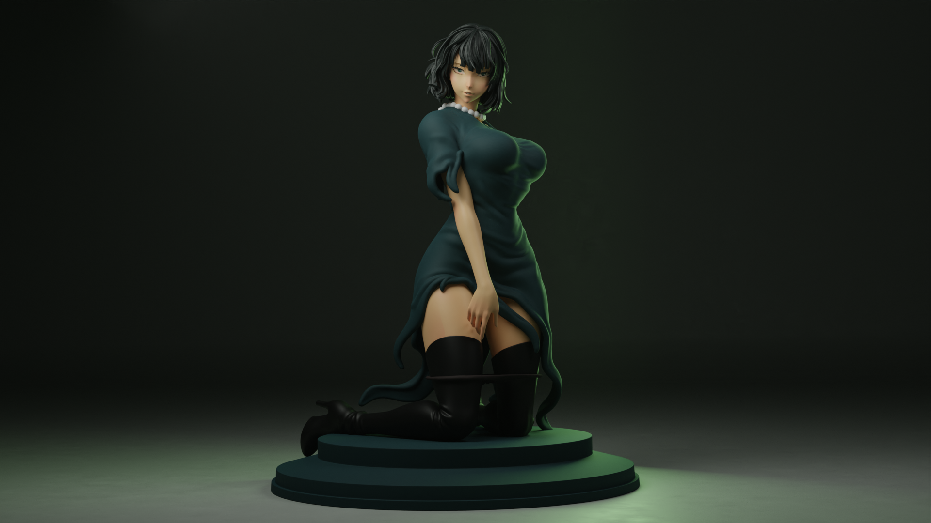 Fubuki Special Edition - One-Punch Man - STL 3D Print Files - 3D Printed Garage Kit ガレージキット Resin Model Scale Figure フィギュア