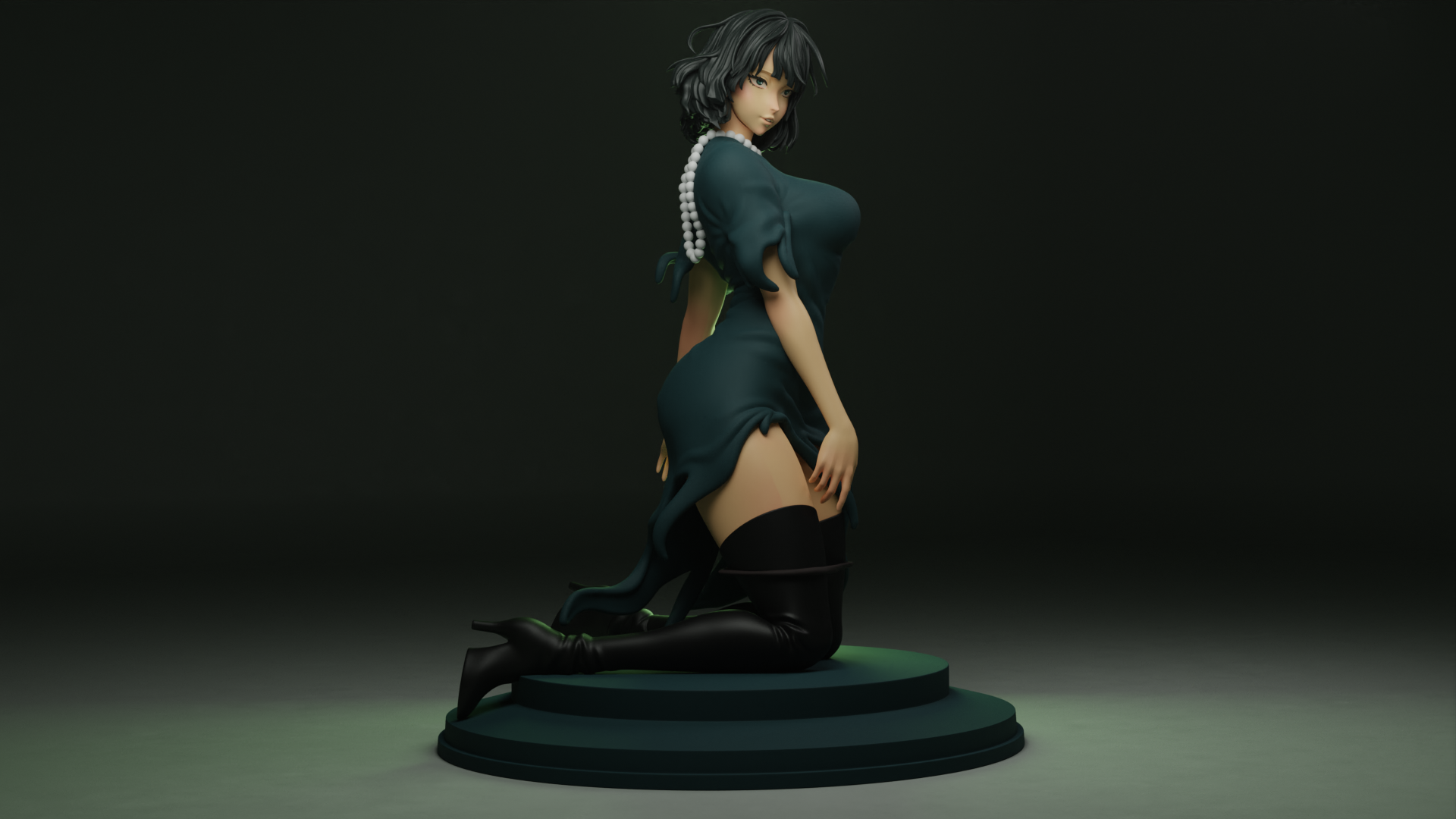 Fubuki Special Edition - One-Punch Man - STL 3D Print Files - 3D Printed Garage Kit ガレージキット Resin Model Scale Figure フィギュア
