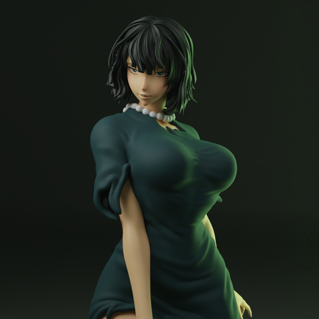 Fubuki Special Edition - One-Punch Man - STL 3D Print Files - 3D Printed Garage Kit ガレージキット Resin Model Scale Figure フィギュア
