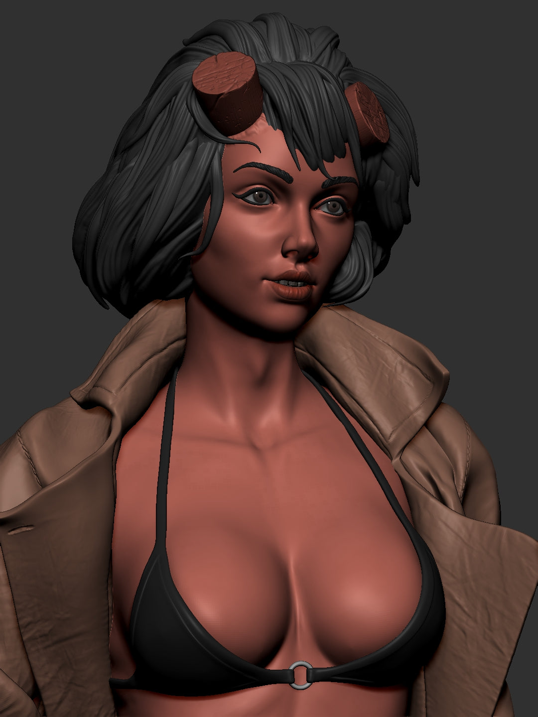 1428 HELLGIRL Special Edition - STL 3D Print Files - 3D Printed Garage Kit ガレージキット Resin Model Scale Figure フィギュア