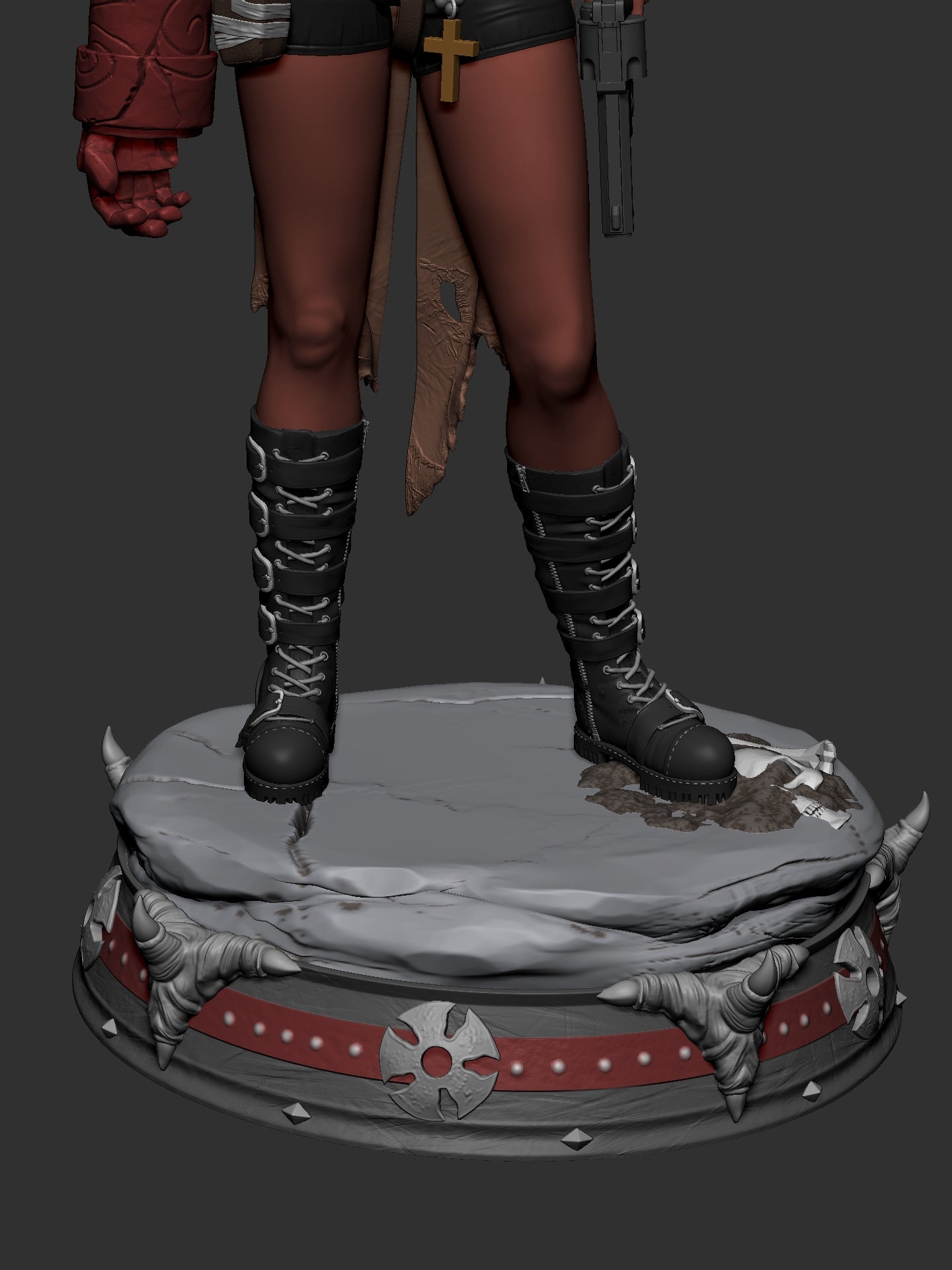 1428 HELLGIRL Special Edition - STL 3D Print Files - 3D Printed Garage Kit ガレージキット Resin Model Scale Figure フィギュア