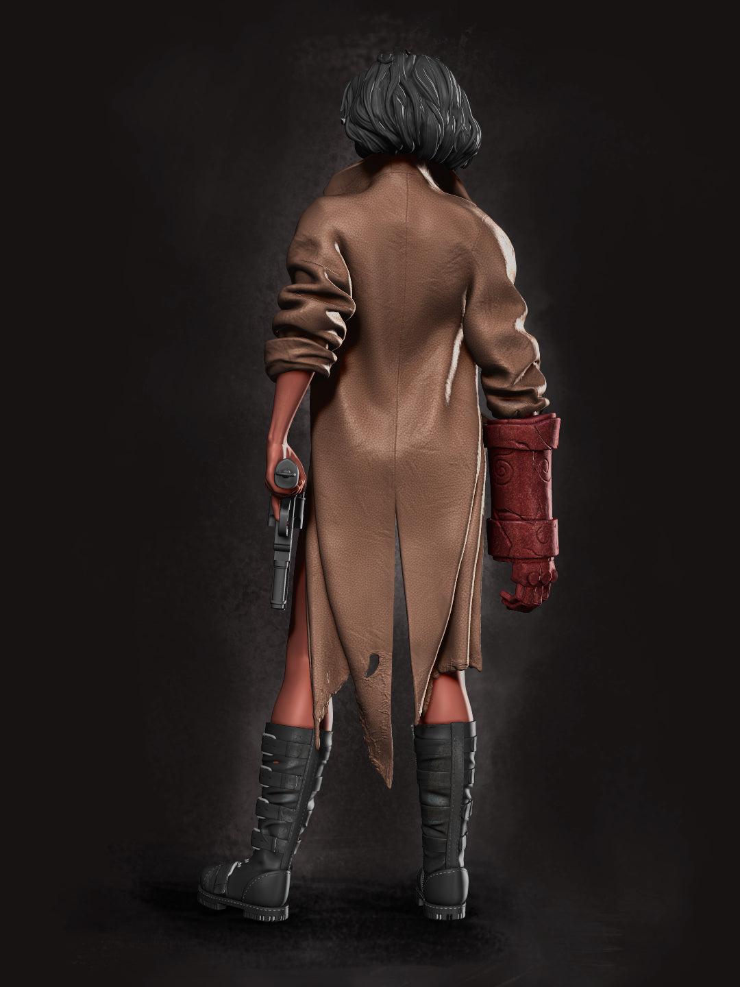 1428 HELLGIRL Special Edition - STL 3D Print Files - 3D Printed Garage Kit ガレージキット Resin Model Scale Figure フィギュア