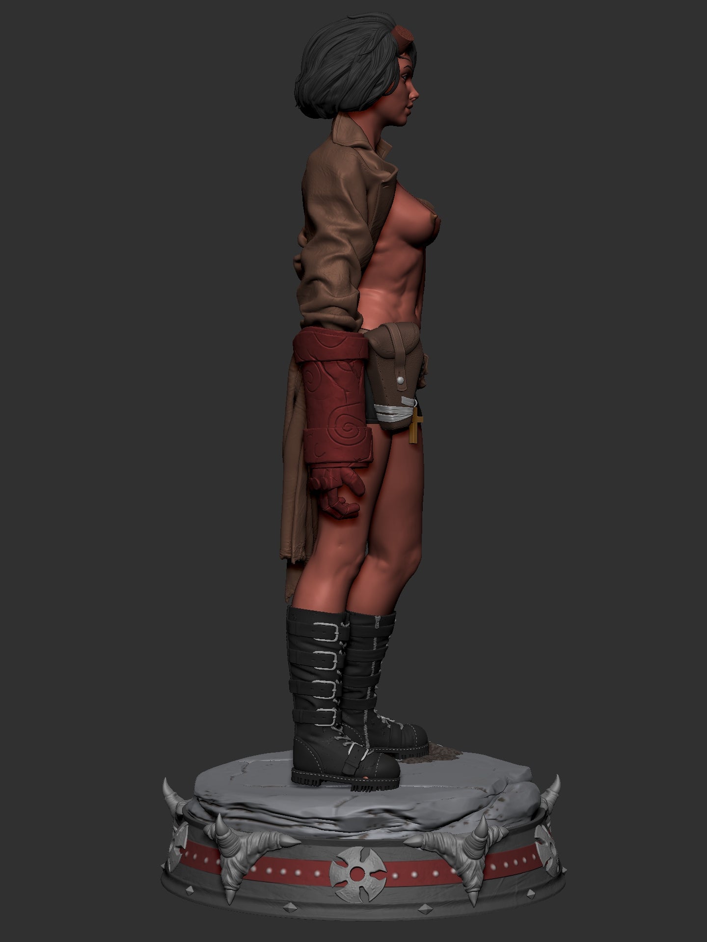 1428 HELLGIRL Special Edition - STL 3D Print Files - 3D Printed Garage Kit ガレージキット Resin Model Scale Figure フィギュア