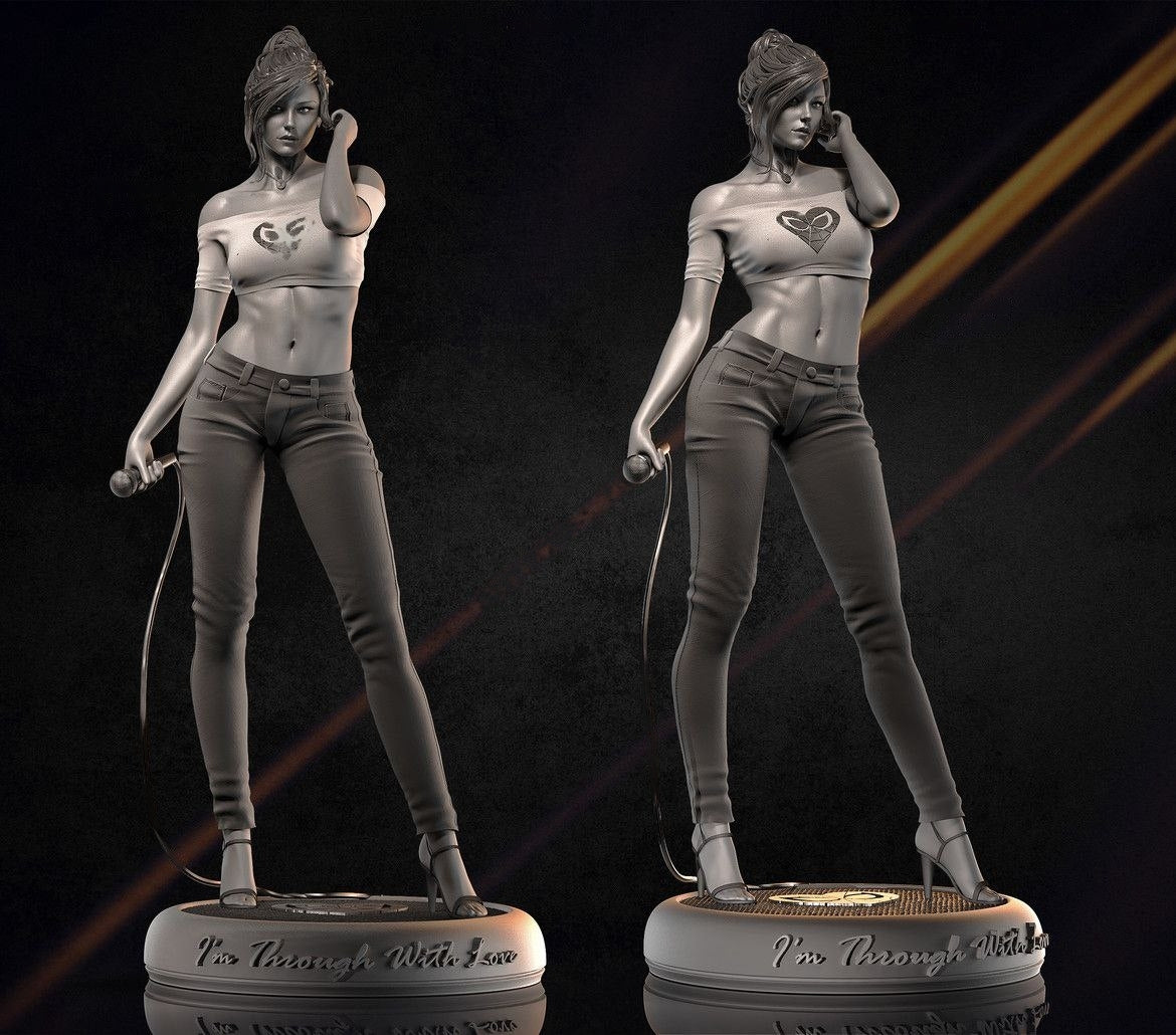 Mary Jane Watson Special Edition - STL 3D Print Files - 3D Printed Garage Kit ガレージキット Resin Model Scale Figure フィギュア