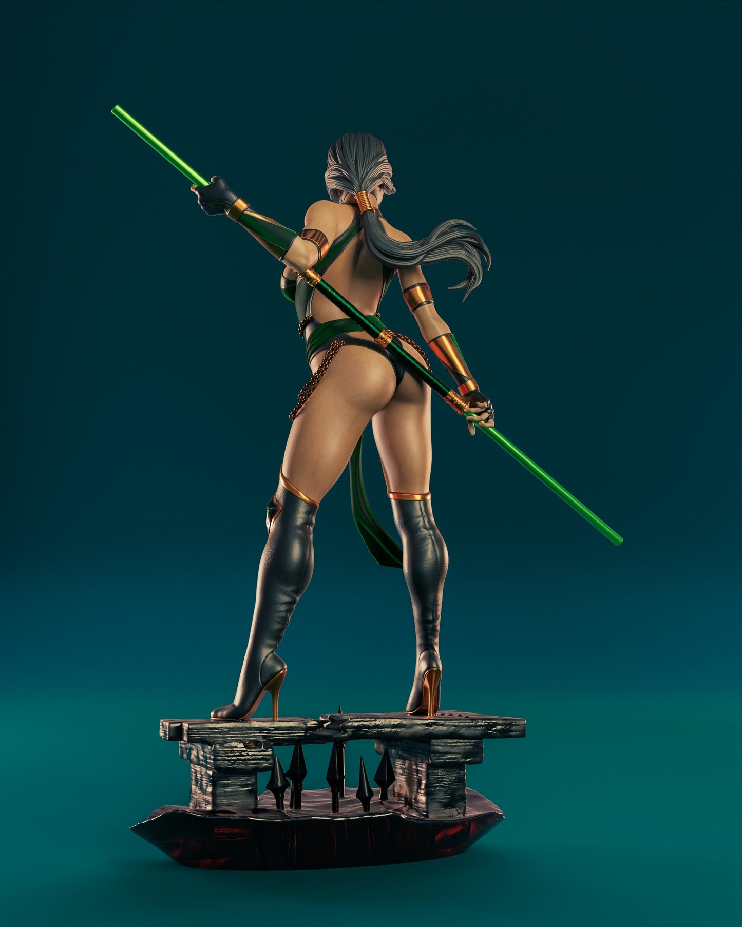 Jade Special Edition - Mortal Kombat 1/8 Scale - 3D Printed Garage Kit ガレージキット Resin Model Scale Figure フィギュア