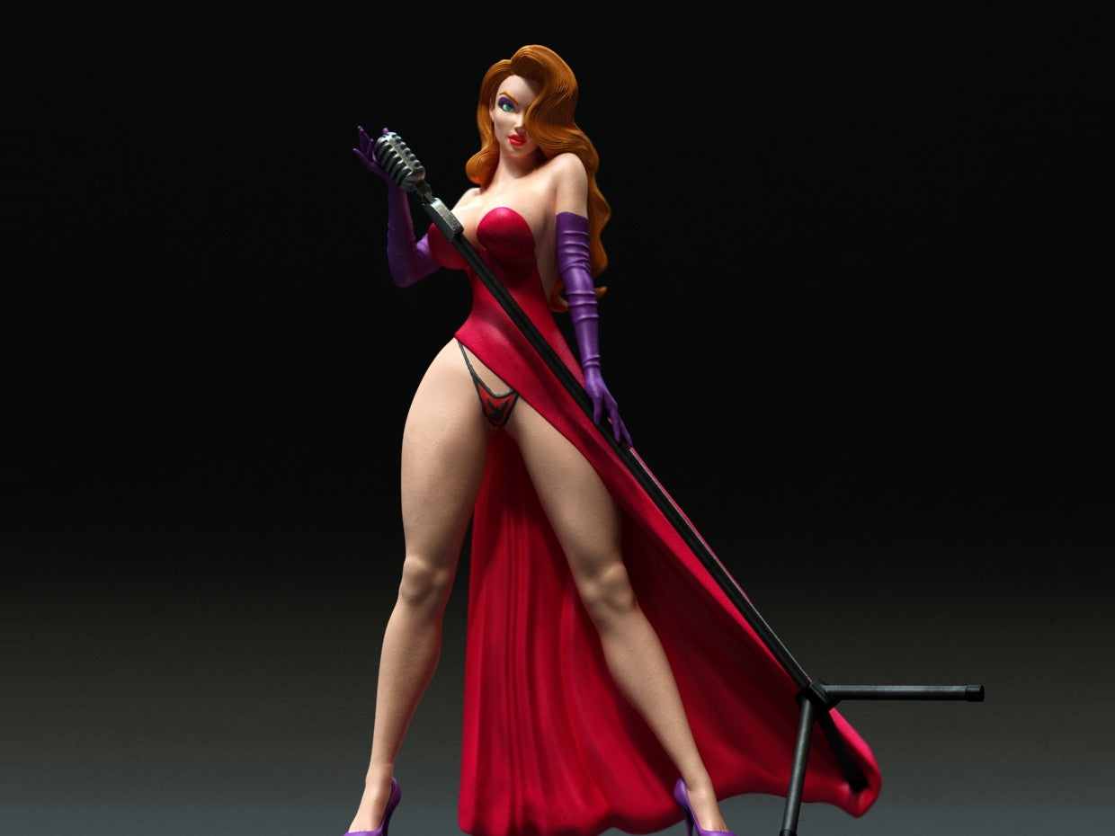 1844 Jessica Rabbit Special Edition - STL 3D Print Files - 3D Printed Garage Kit ガレージキット Resin Model Scale Figure フィギュア