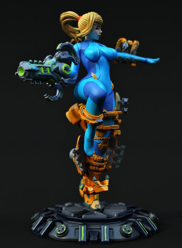 Samus Aran Special Edition - STL 3D Print Files - 3D Printed Garage Kit ガレージキット Resin Model Scale Figure フィギュア