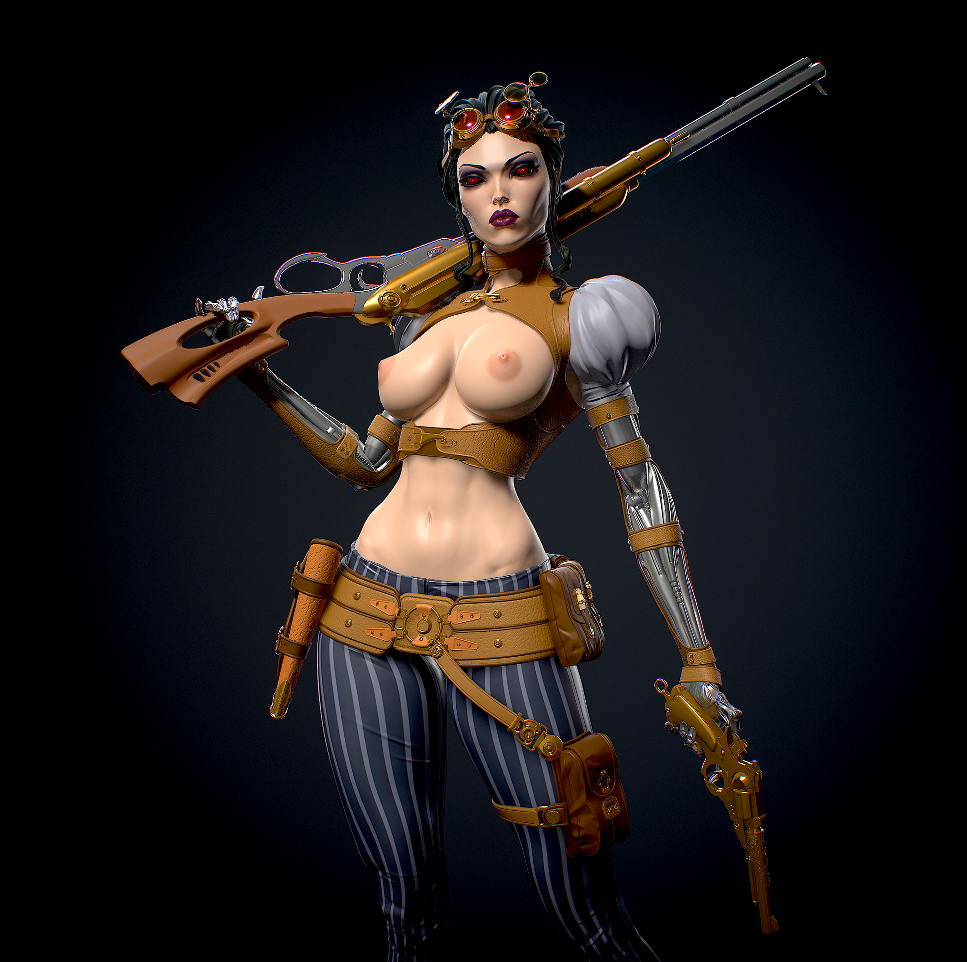Lady Mechanika Special Edition - STL 3D Print Files - 3D Printed Garage Kit ガレージキット Resin Model Scale Figure フィギュア
