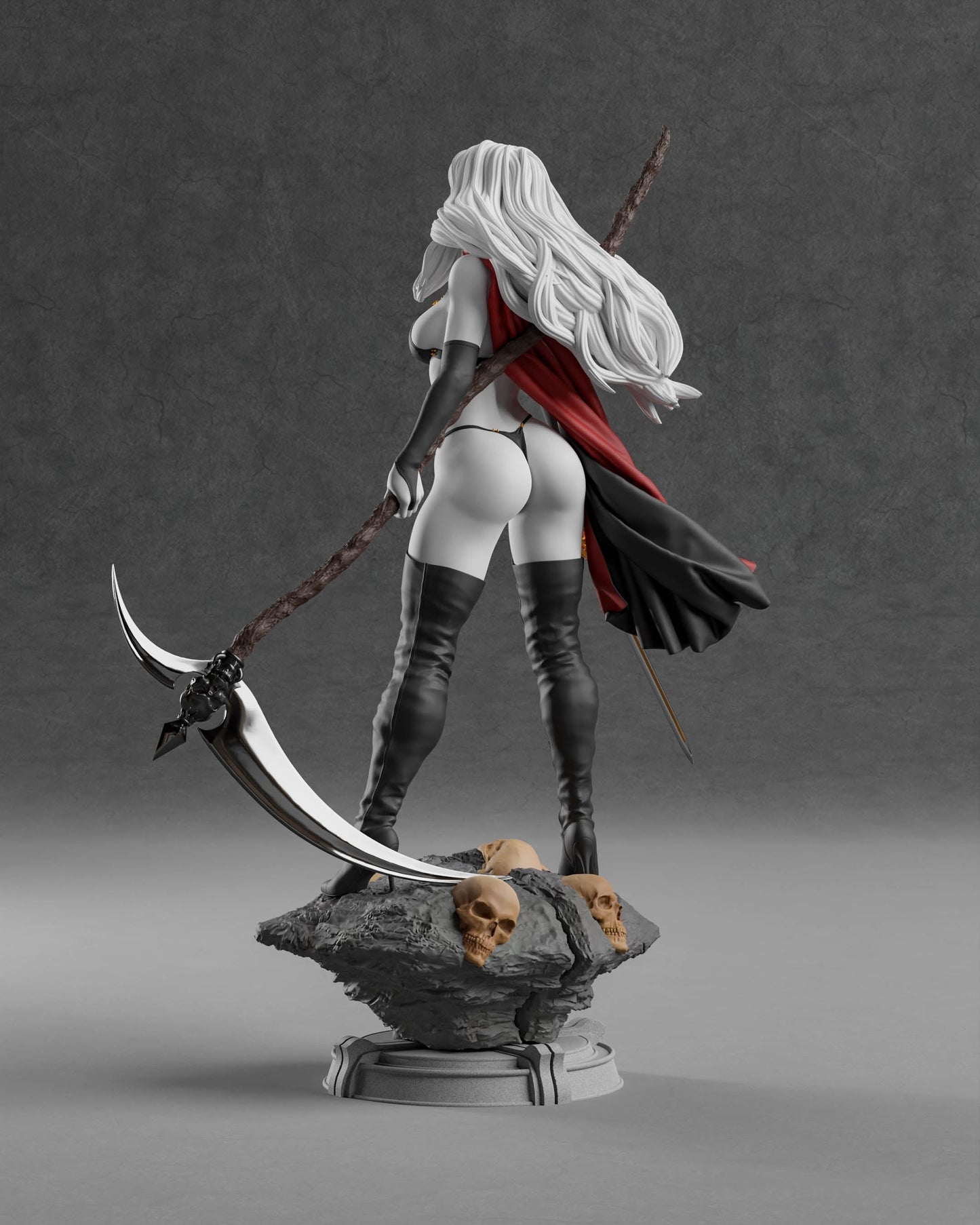 1271 Lady Death Special Edition - Marvel Comics - STL 3D Print Files - 3D Printed Garage Kit ガレージキット Resin Model Scale Figure フィギュア