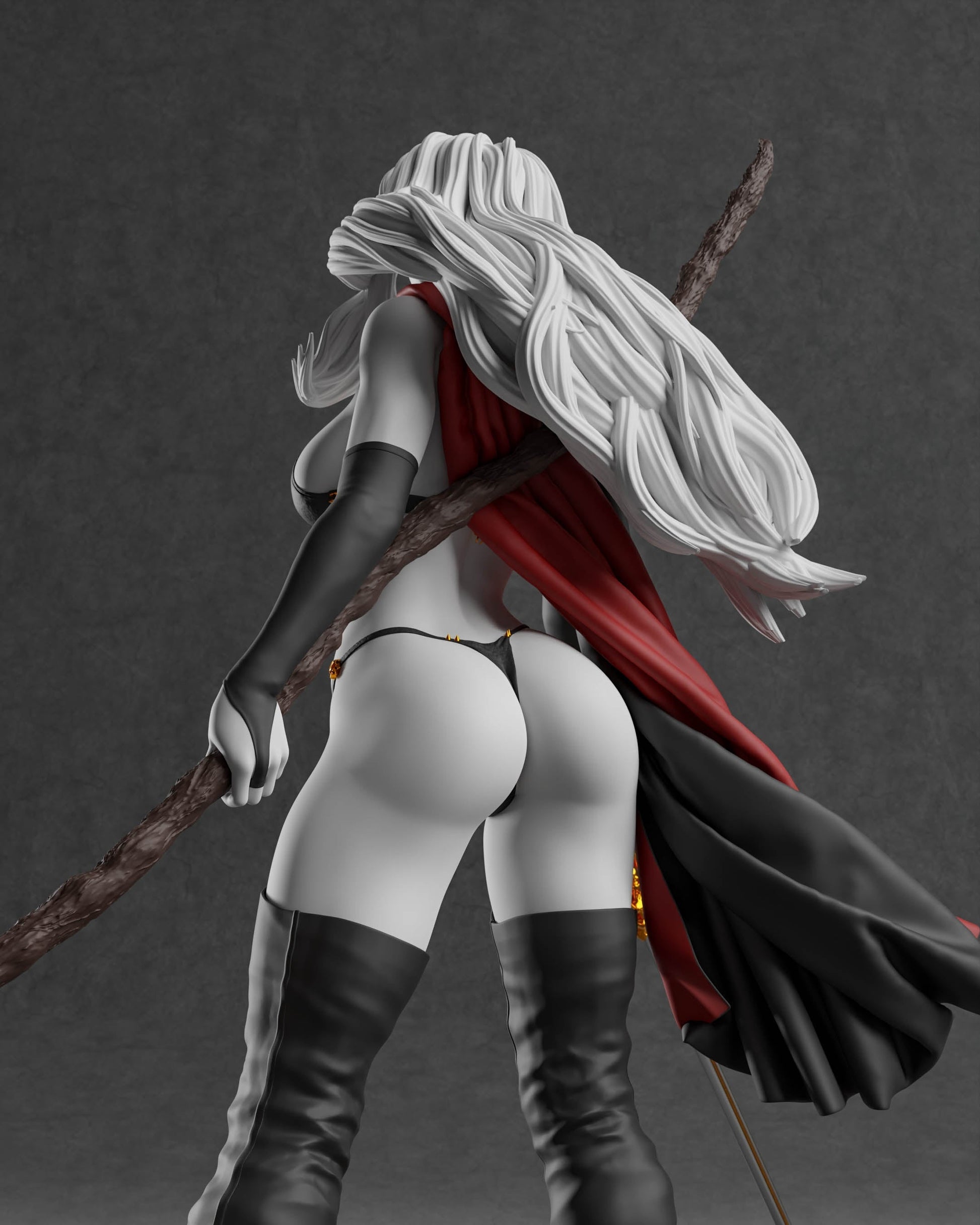 1271 Lady Death Special Edition - Marvel Comics - STL 3D Print Files - 3D Printed Garage Kit ガレージキット Resin Model Scale Figure フィギュア