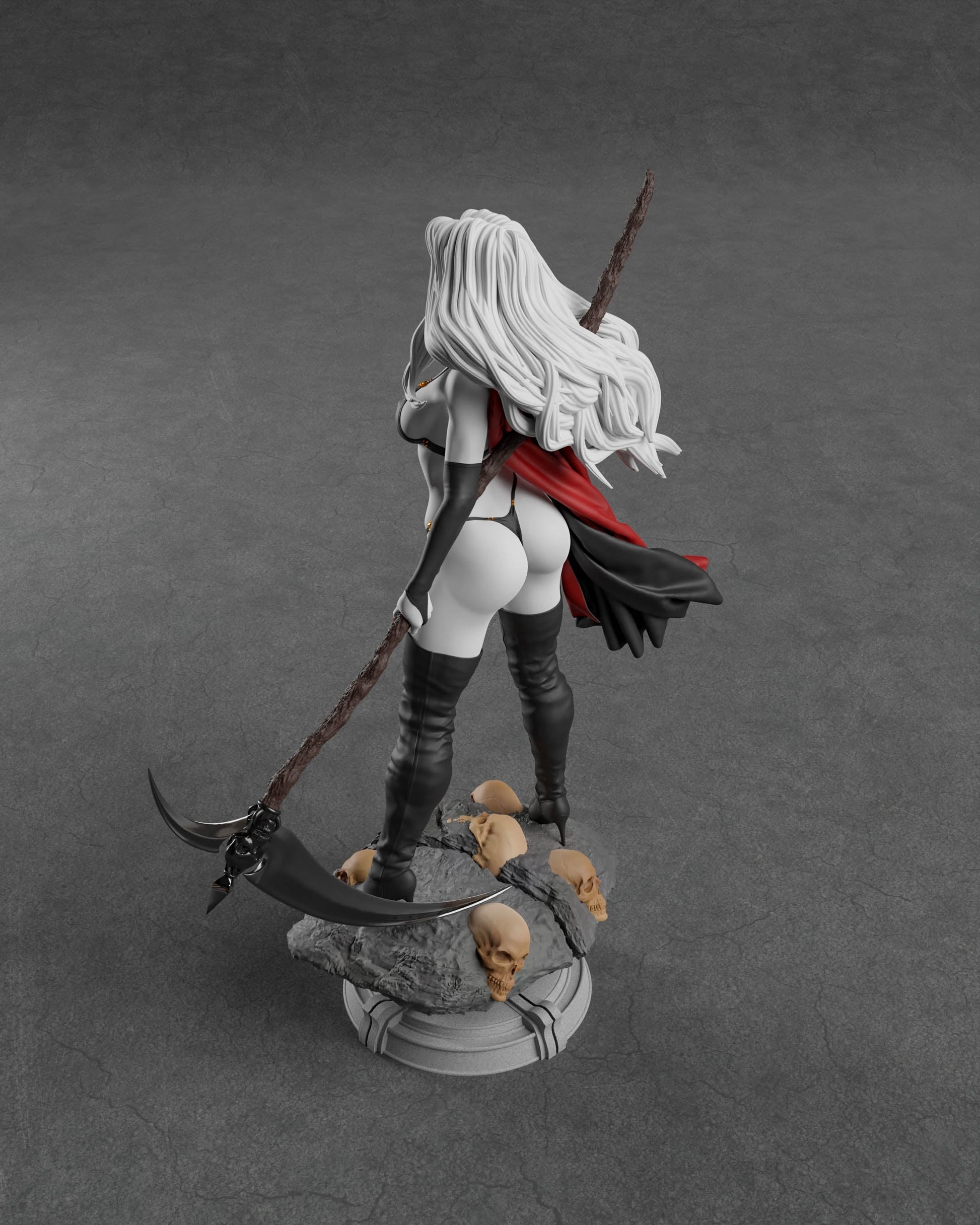 1271 Lady Death Special Edition - Marvel Comics - STL 3D Print Files - 3D Printed Garage Kit ガレージキット Resin Model Scale Figure フィギュア