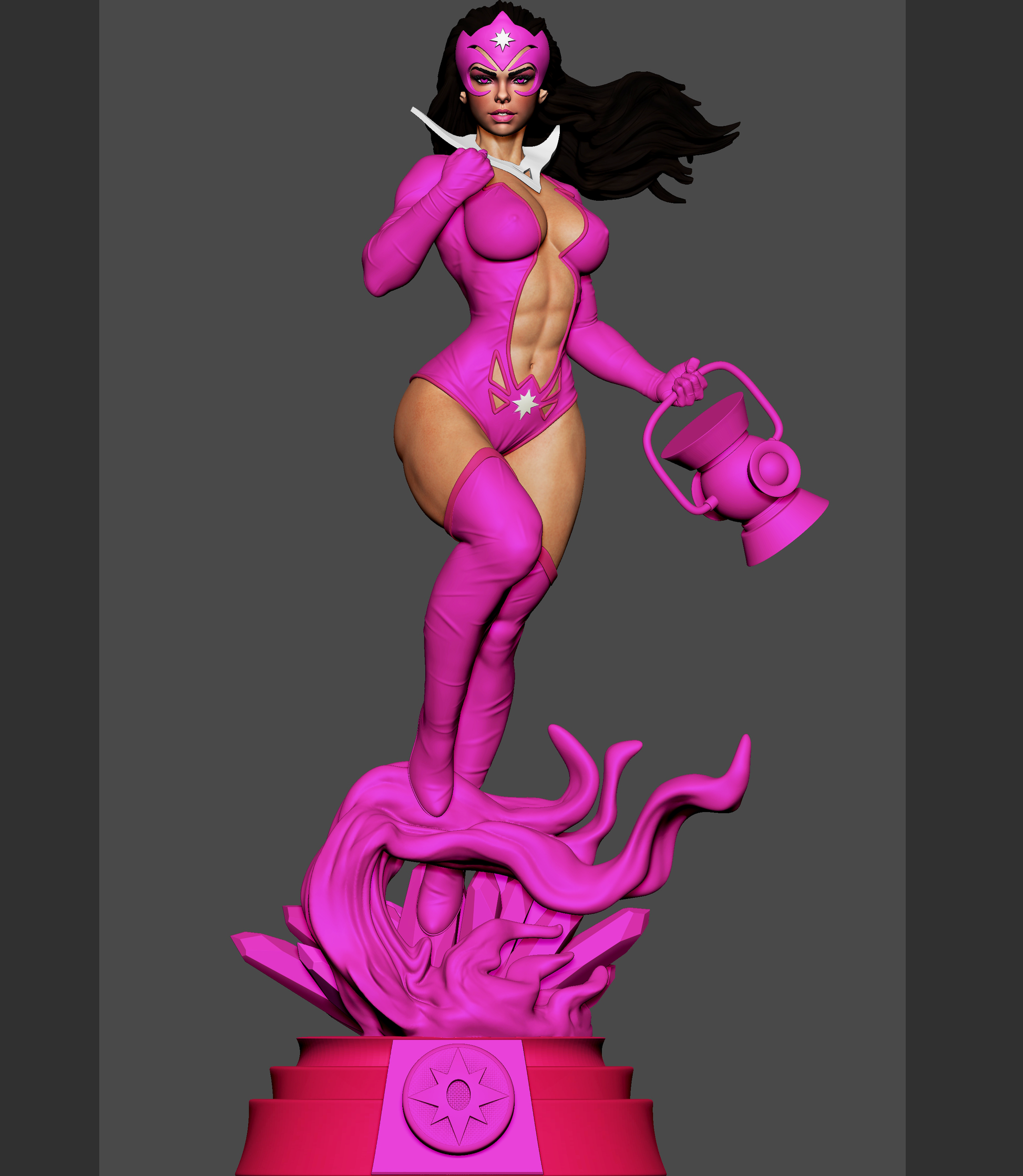 Star Sapphire Special Edition - DC Comics - STL 3D Print Files - 3D Printed Garage Kit ガレージキット Resin Model Scale Figure フィギュア