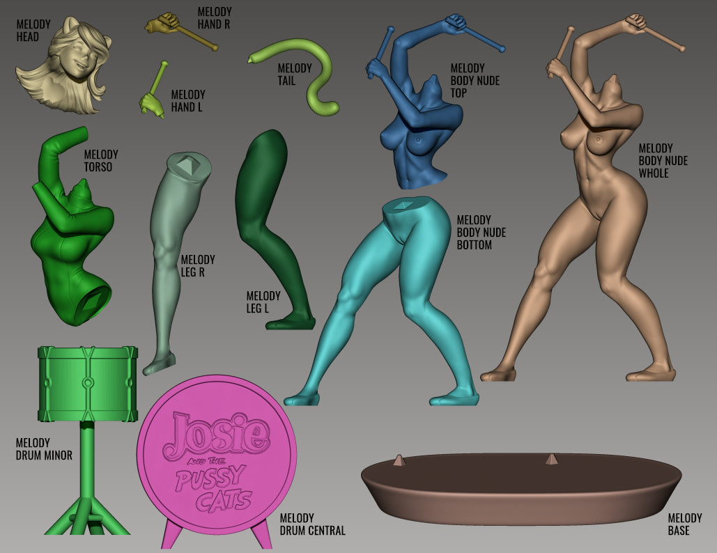 Josie and the Pussy Cats Special Edition 1/8 Scale