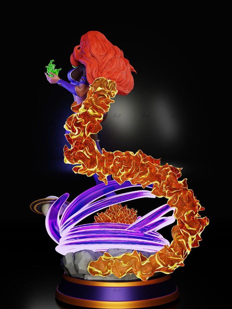 Starfire Special Edition - DC Comics - STL 3D Print Files - 3D Printed Garage Kit ガレージキット Resin Model Scale Figure フィギュア