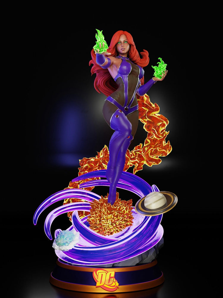 Starfire Special Edition - DC Comics - STL 3D Print Files - 3D Printed Garage Kit ガレージキット Resin Model Scale Figure フィギュア