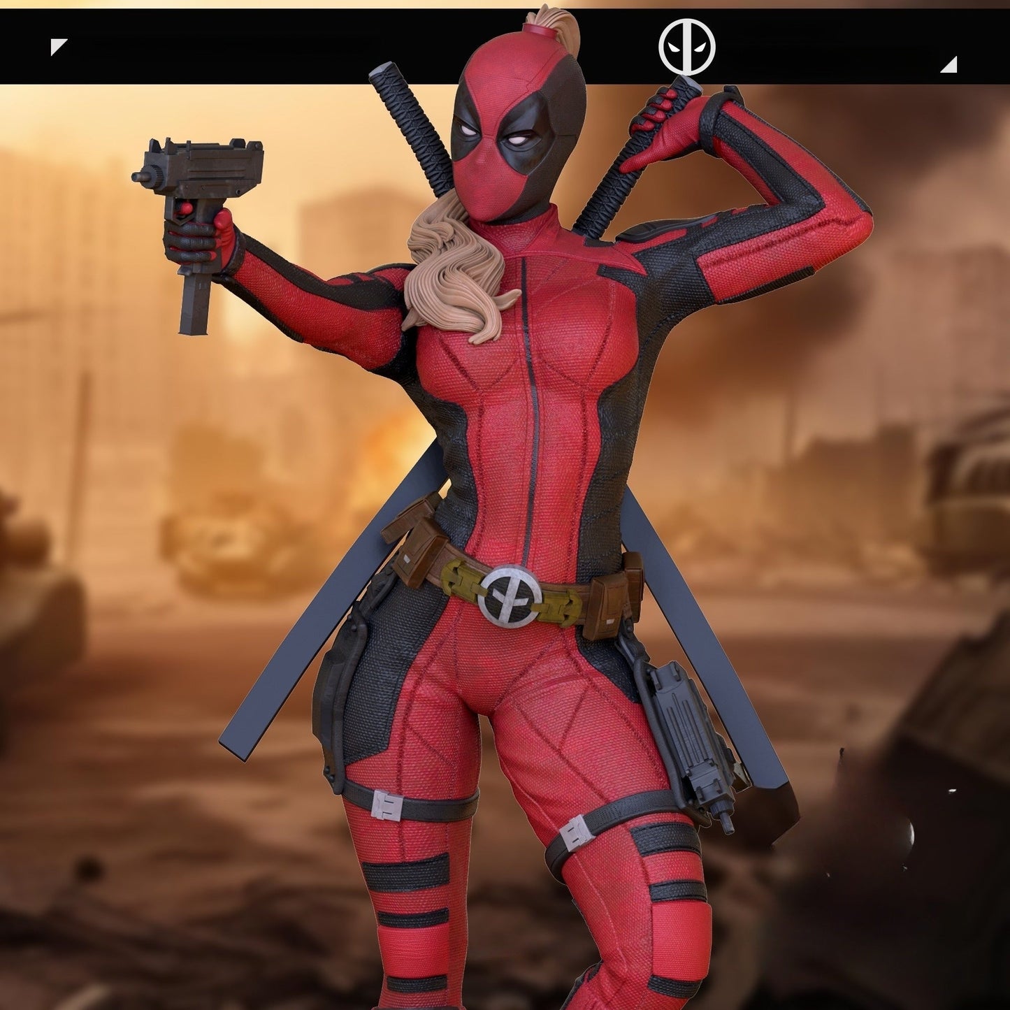Lady Deadpool Special Edition 1/8 Scale