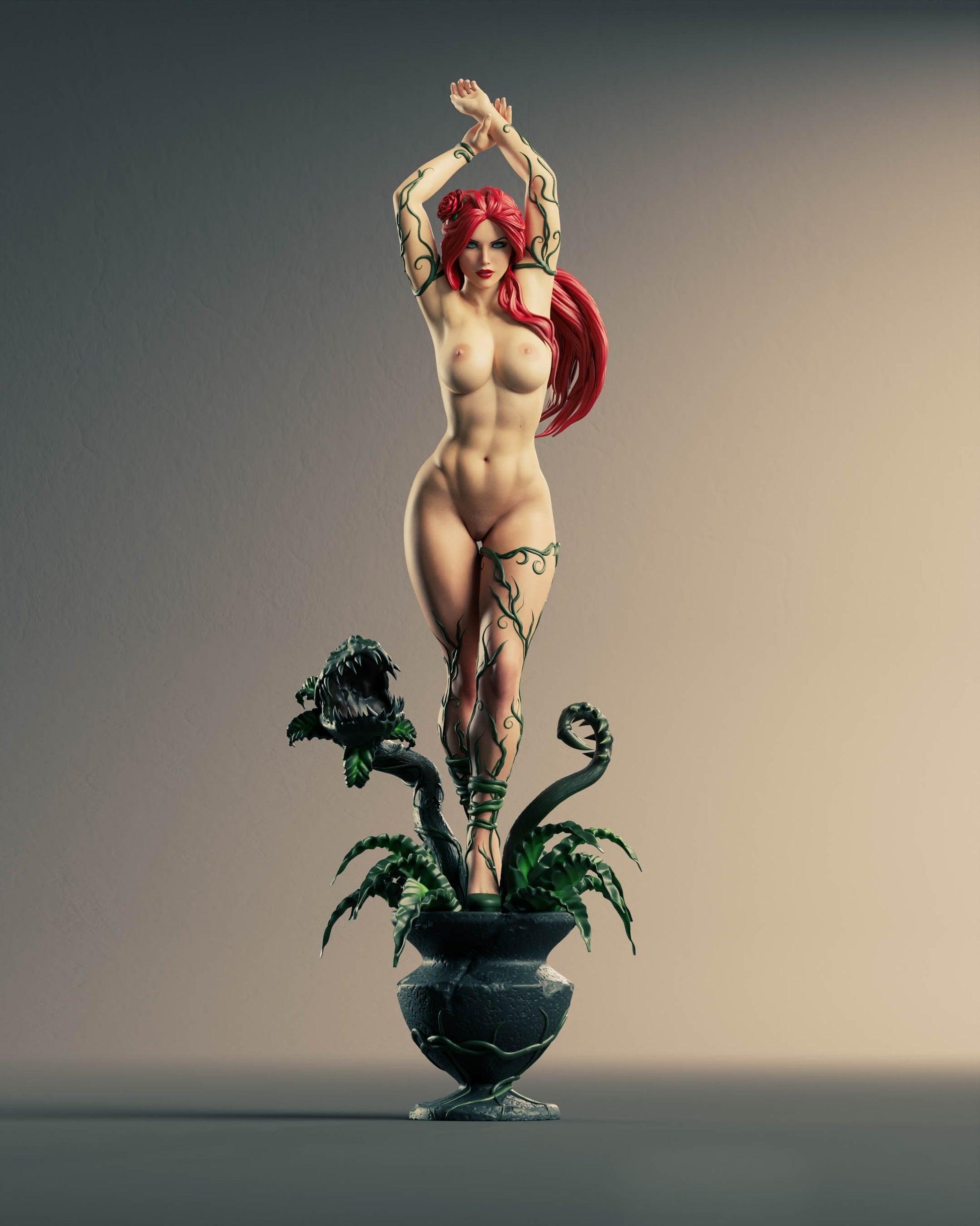 1376 Poison Ivy Special Edition - DC Comics - STL 3D Print Files - 3D Printed Garage Kit ガレージキット Resin Model Scale Figure フィギュア