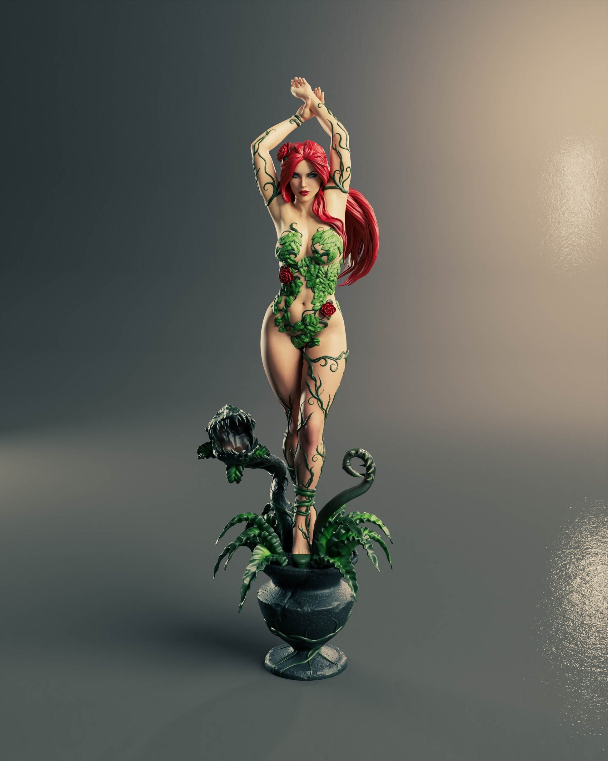 1376 Poison Ivy Special Edition - DC Comics - STL 3D Print Files - 3D Printed Garage Kit ガレージキット Resin Model Scale Figure フィギュア