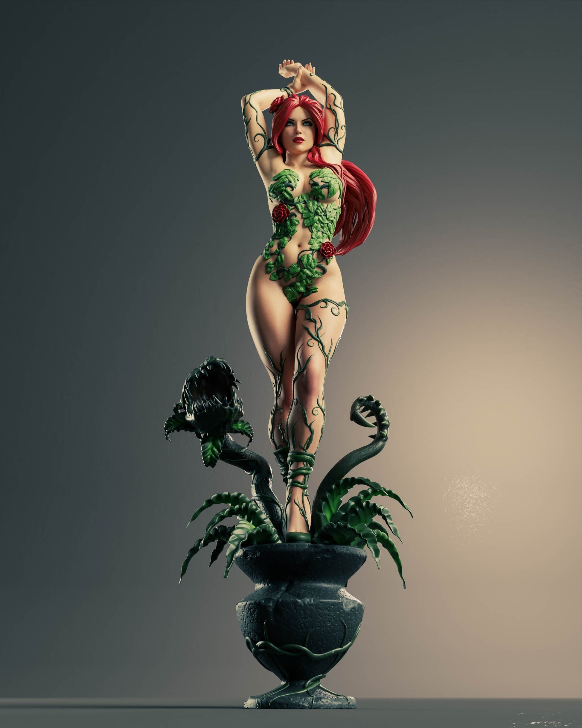 1376 Poison Ivy Special Edition - DC Comics - STL 3D Print Files - 3D Printed Garage Kit ガレージキット Resin Model Scale Figure フィギュア