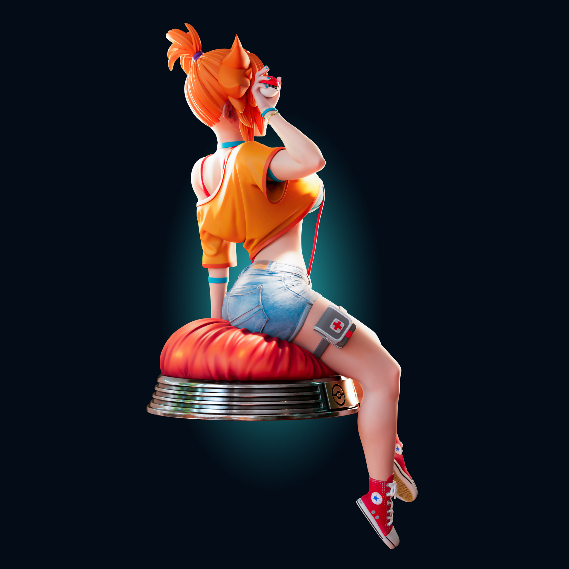 1497 Misty Special Edition - Pokemon - STL 3D Print Files - 3D Printed Garage Kit ガレージキット Resin Model Scale Figure フィギュア
