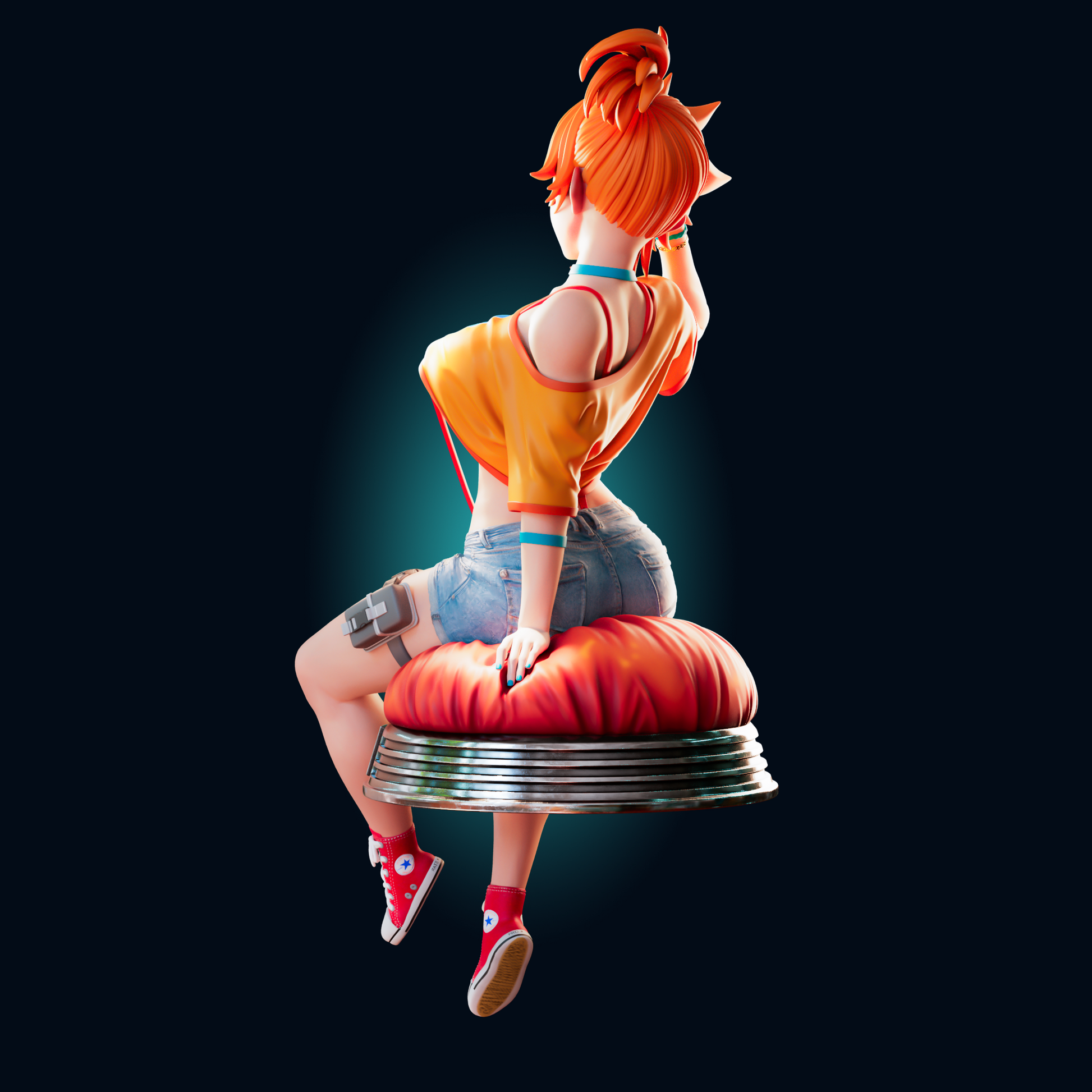 1497 Misty Special Edition - Pokemon - STL 3D Print Files - 3D Printed Garage Kit ガレージキット Resin Model Scale Figure フィギュア
