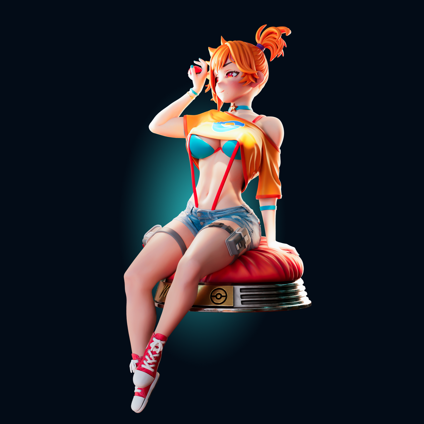 1497 Misty Special Edition - Pokemon - STL 3D Print Files - 3D Printed Garage Kit ガレージキット Resin Model Scale Figure フィギュア