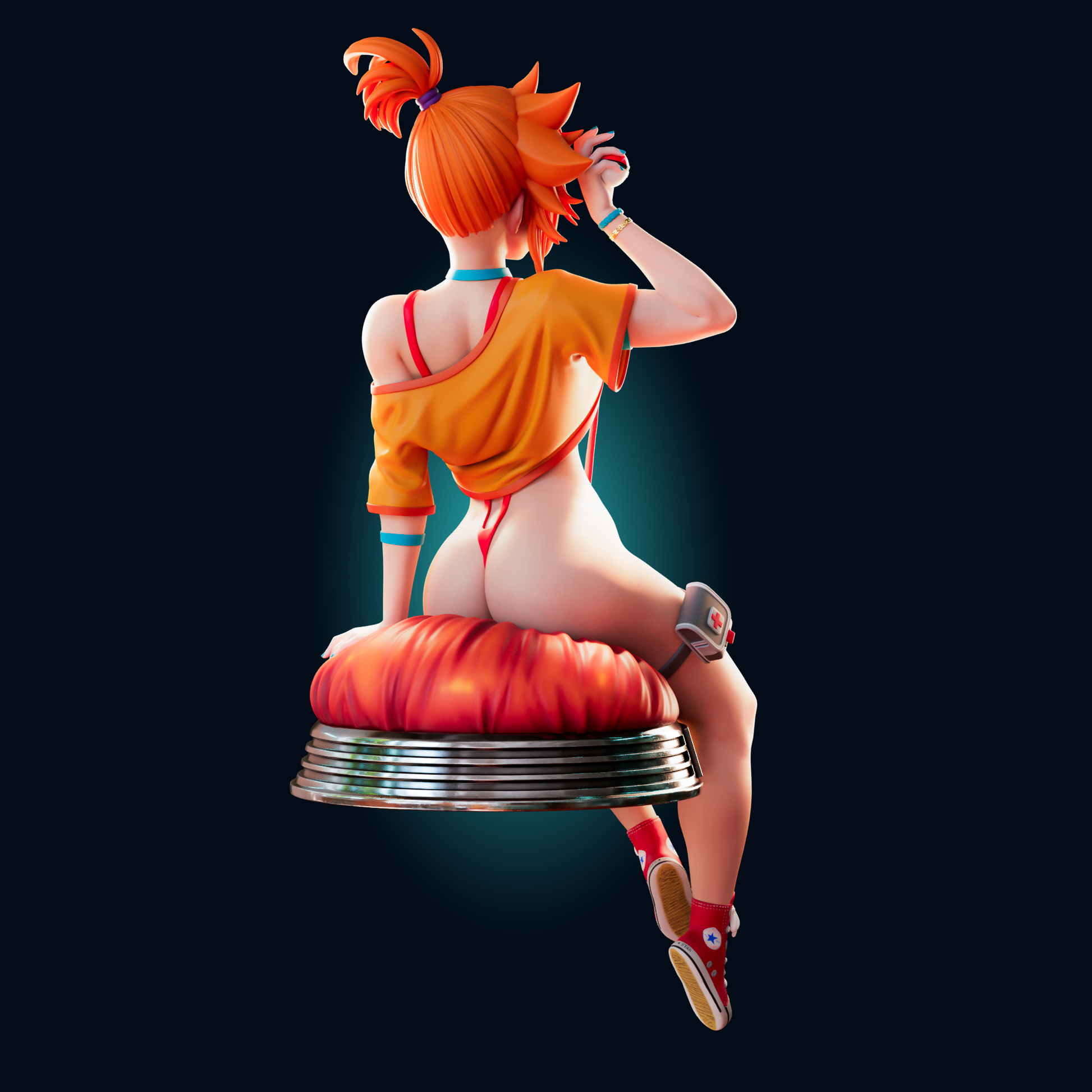 1497 Misty Special Edition - Pokemon - STL 3D Print Files - 3D Printed Garage Kit ガレージキット Resin Model Scale Figure フィギュア