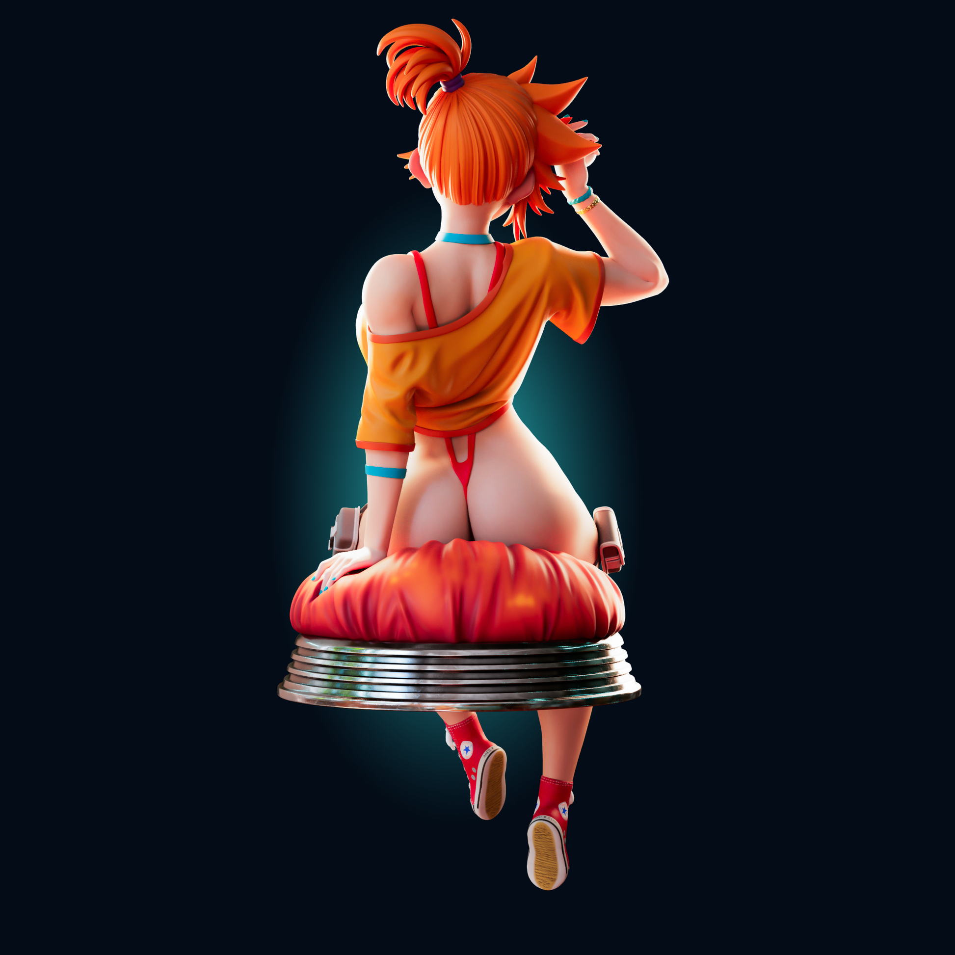 1497 Misty Special Edition - Pokemon - STL 3D Print Files - 3D Printed Garage Kit ガレージキット Resin Model Scale Figure フィギュア