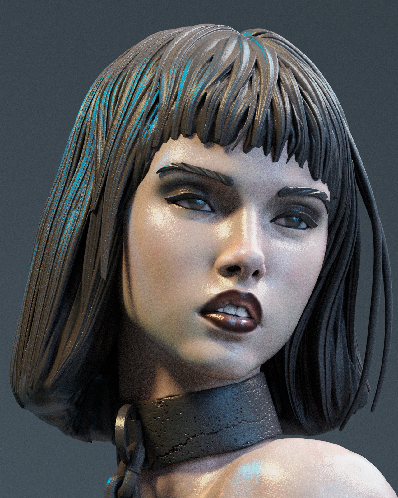 Prohibited - STL 3D Print Files - 3D Printed Garage Kit ガレージキット Resin Model Scale Figure フィギュア