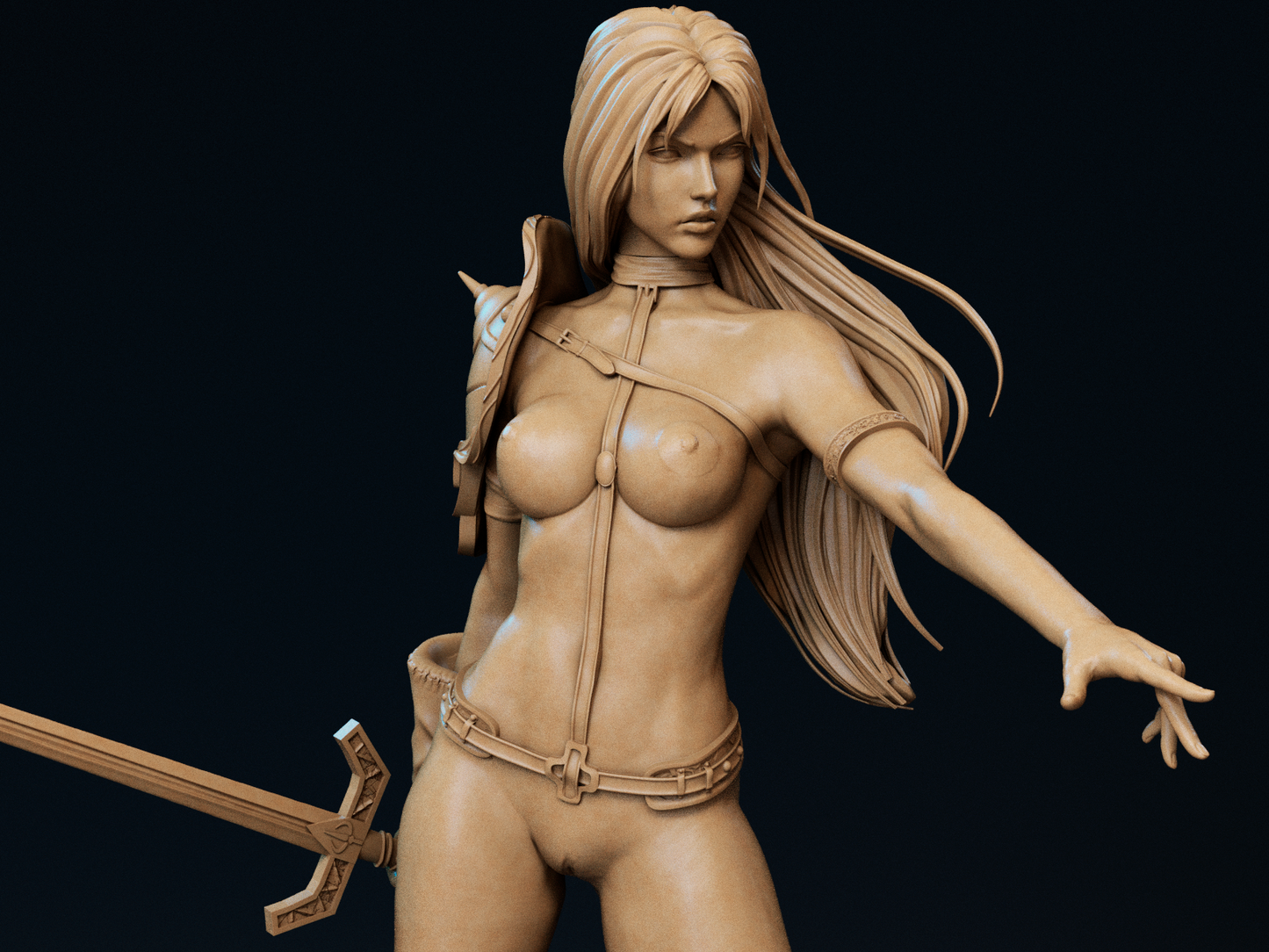 1565 Taarna Special Edition - Heavy Metal - STL 3D Print Files - 3D Printed Garage Kit ガレージキット Resin Model Scale Figure フィギュア