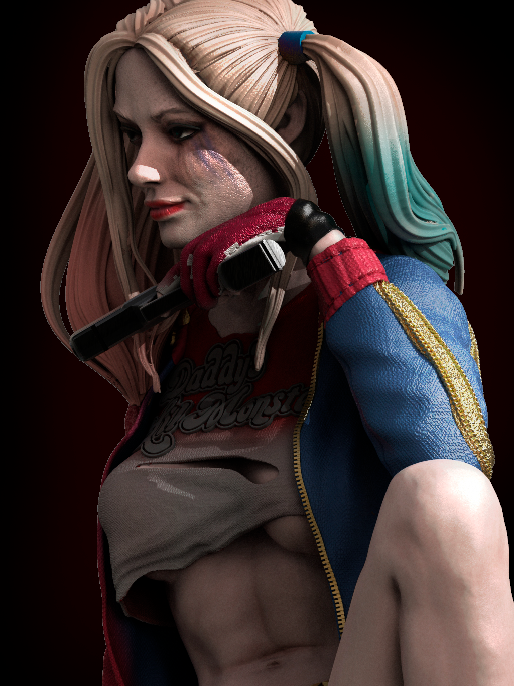 1567 Harley Quinn Special Edition - DC Comics - STL 3D Print Files - 3D Printed Garage Kit ガレージキット Resin Model Scale Figure フィギュア